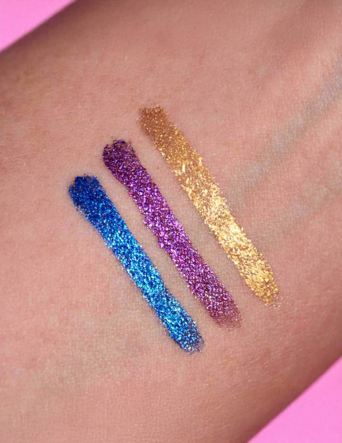 Eyeliner cu sclipici sau metalic - Si si la paillette™