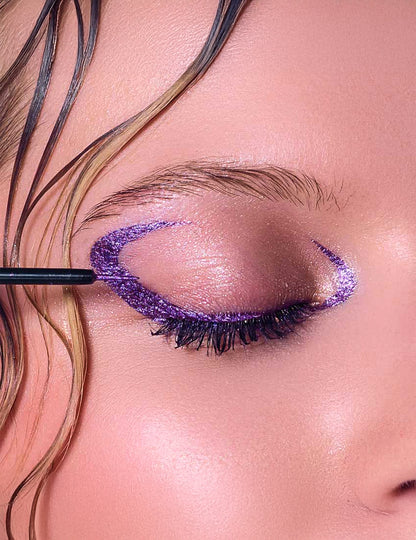 Eyeliner mov cu sclipici - Si si la paillette™