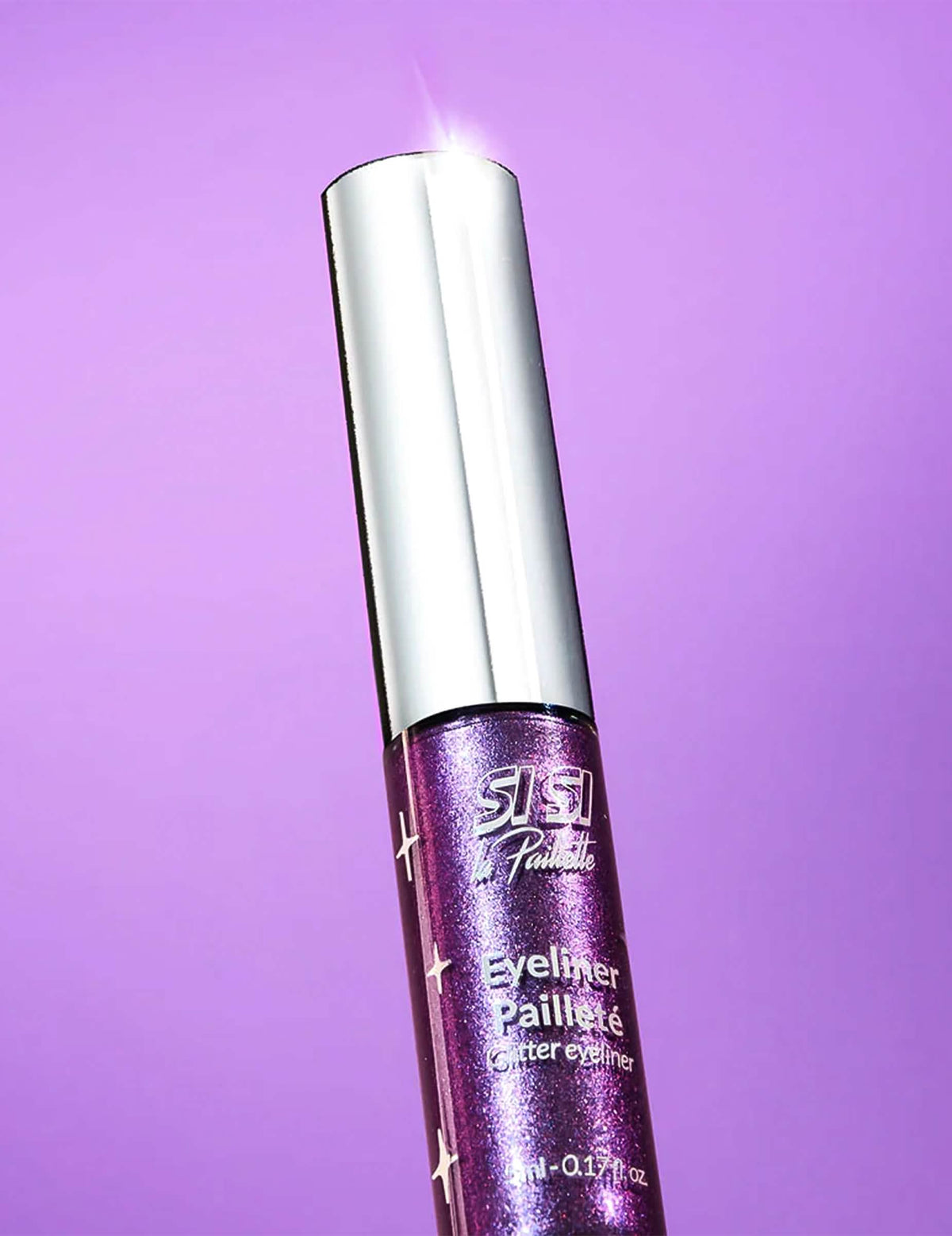 Eyeliner mov cu sclipici - Si si la paillette™