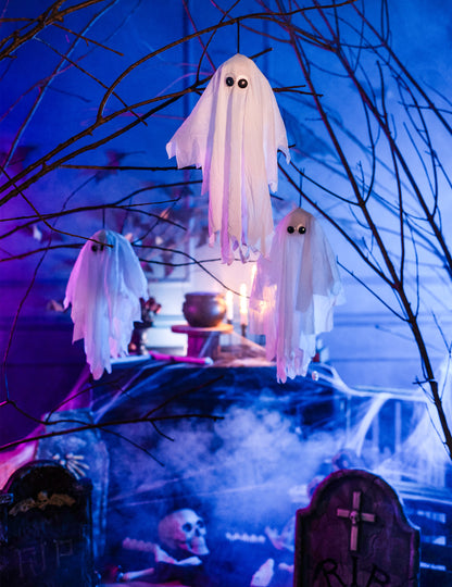 Ghost la modă pentru a atârna animat și muzical 48 cm