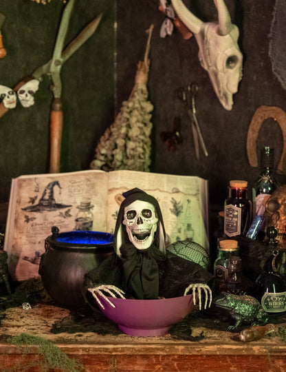 Ghoulish Reaper cu un bol strălucitor 52 cm