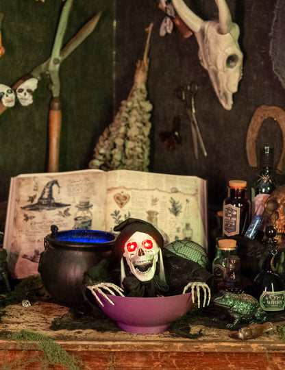 Ghoulish Reaper cu un bol strălucitor 52 cm