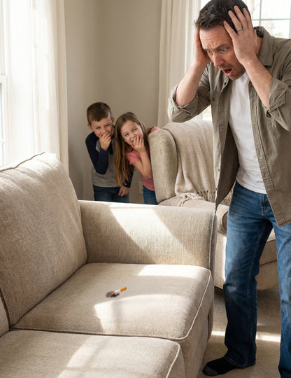 Mise en situation de farce de la fausse cigarette farces et attrapes