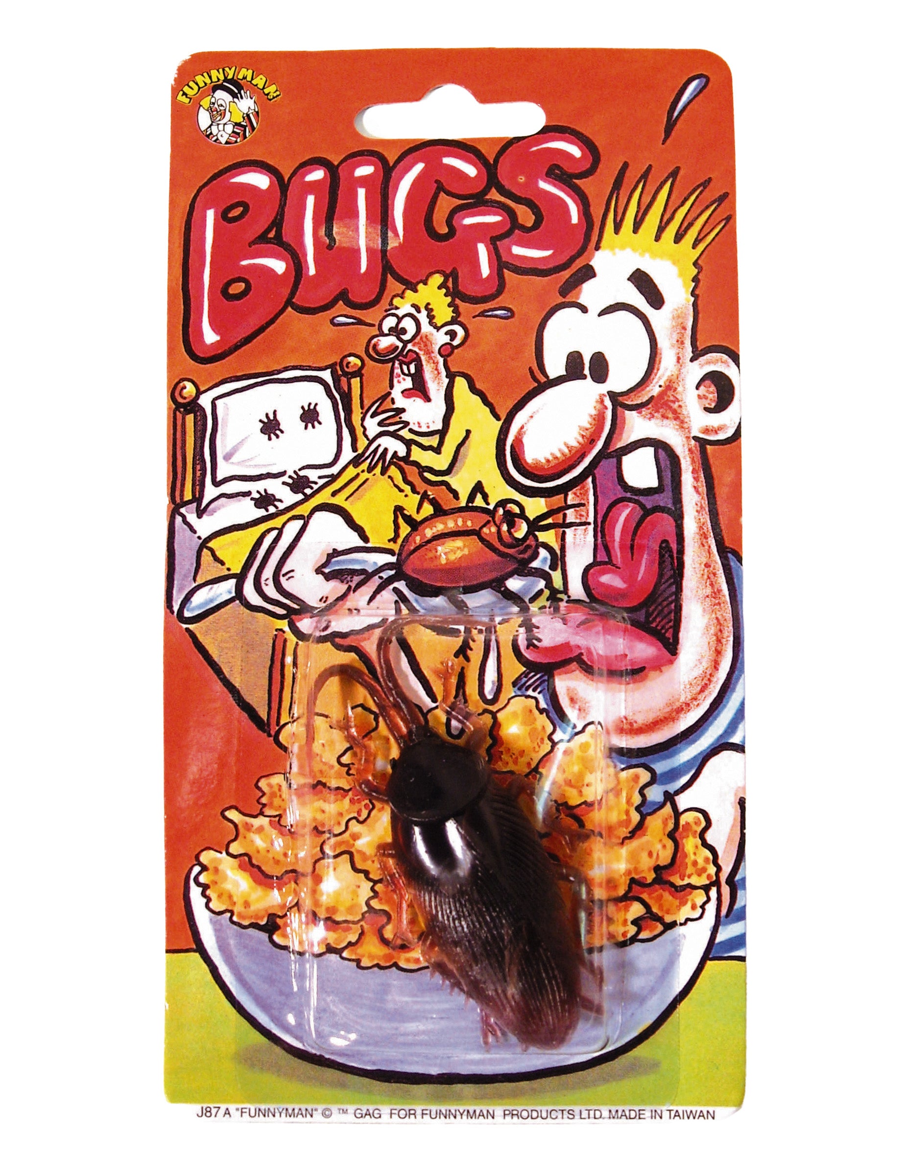 Emballage d'origine du faux cafard farces et attrapes