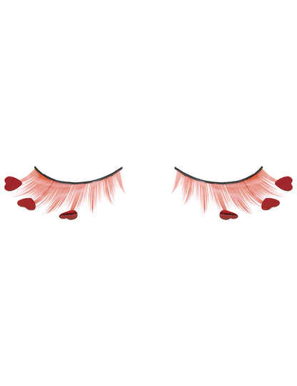 Faux cils cœurs adulte