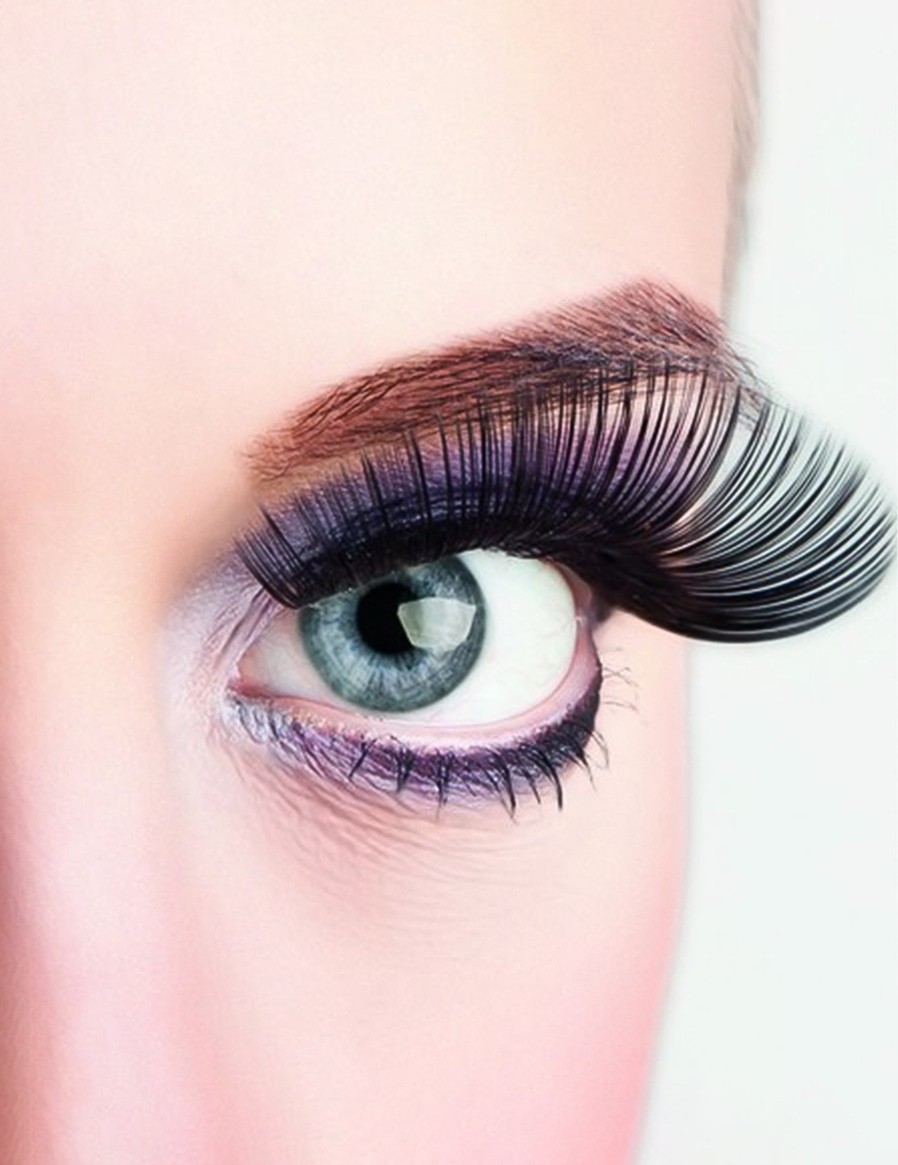 Faux cils longs pour adulte noirs