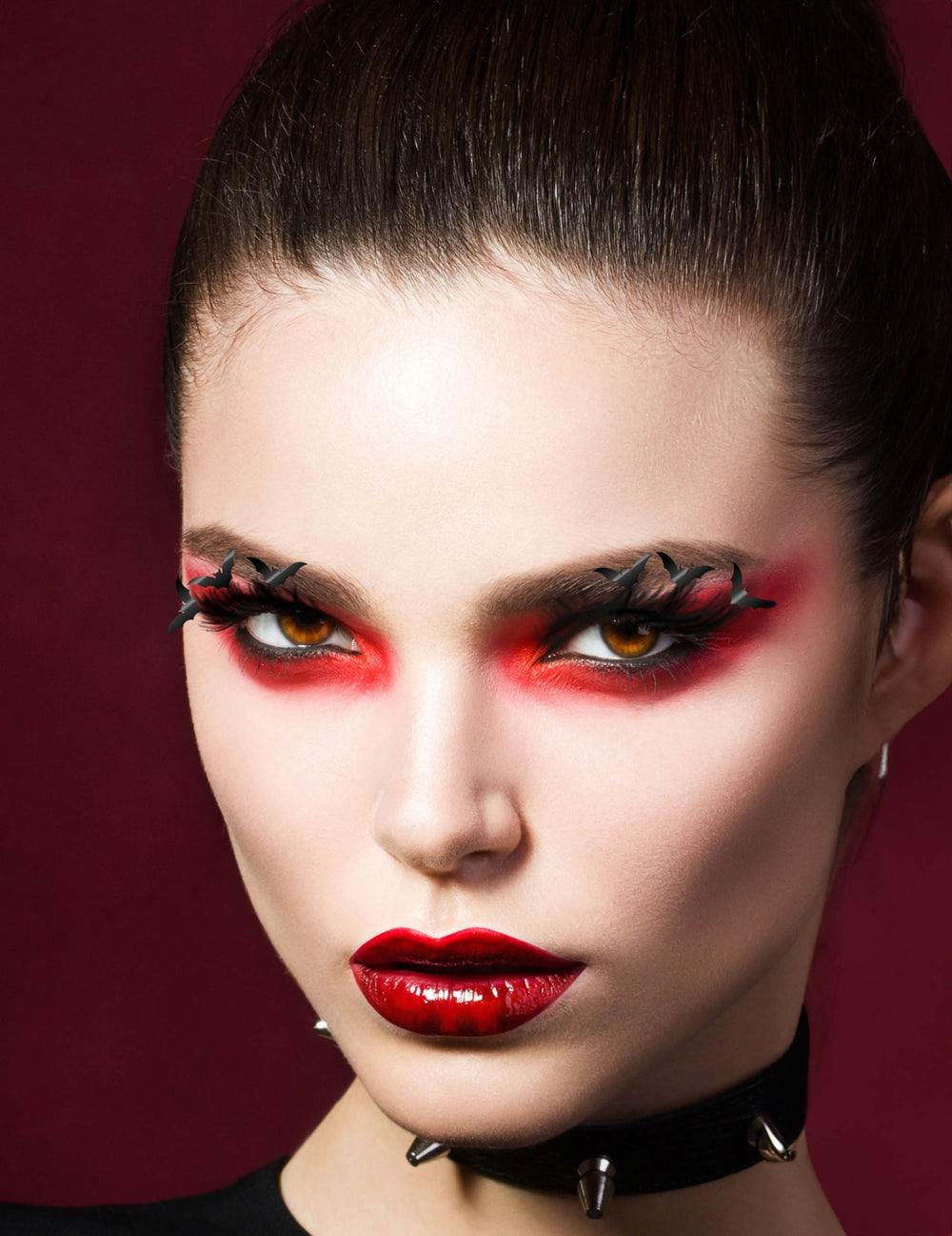 Faux-cils chauve-souris pour adulte noirs