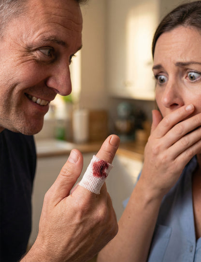 Deget fals însângerat - farse și glume 