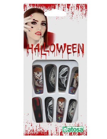 Faux ongles serial killer de films d'horreur