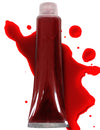 Faux sang en tube visage et corps pour adulte rouge