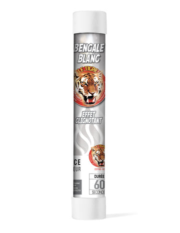 Feu de Bengale blanc clignotant 1 minute