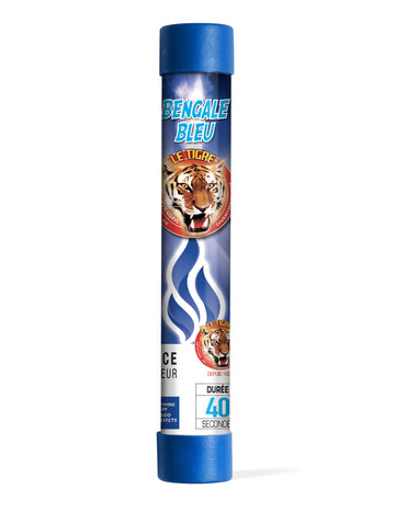 Feu de Bengale bleu 40 secondes