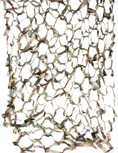 Filet de camouflage pour décoration de fête vert et marron