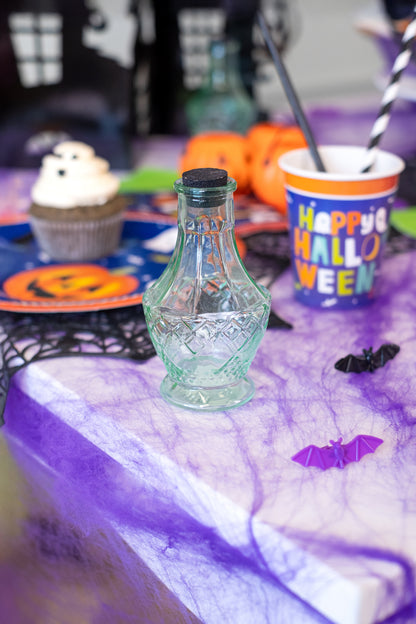 Flacon de sticlă verde 11,5 cm