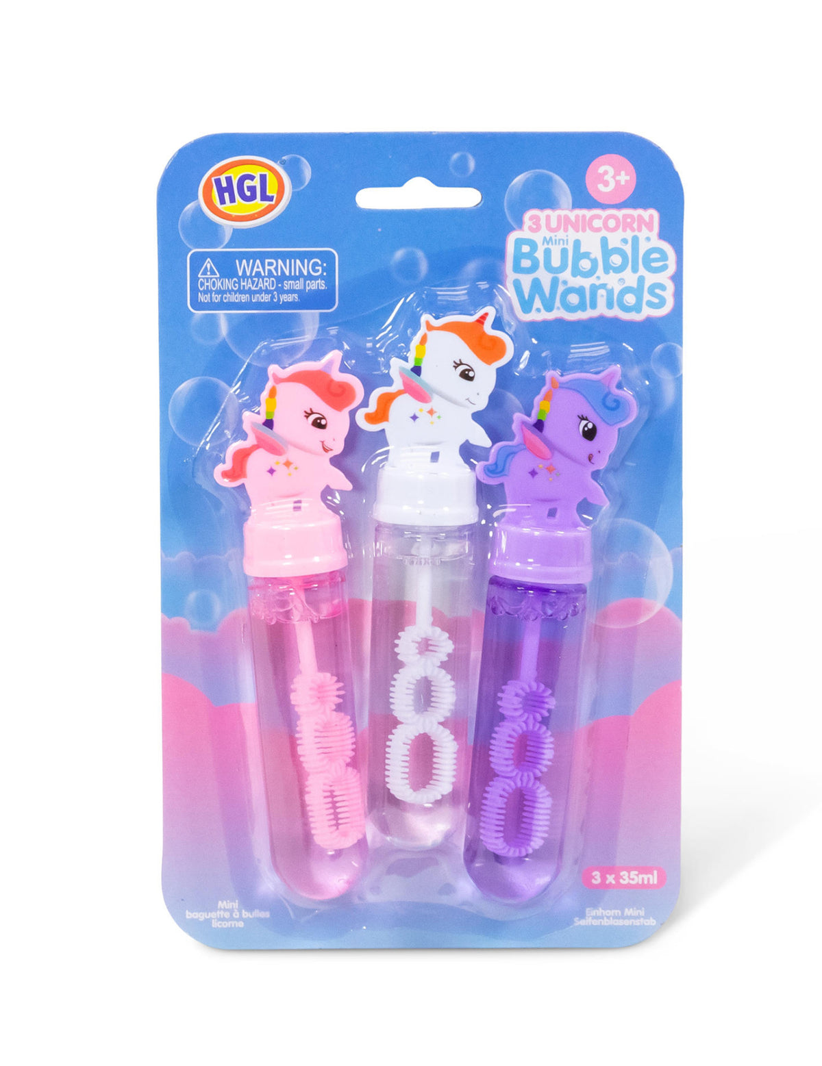 3 flacoane cu bule Licorne