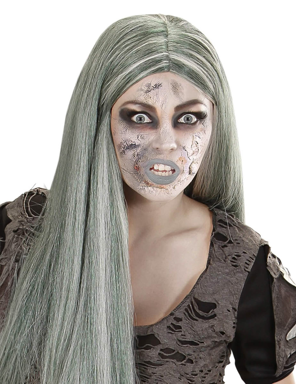 machiaj pentru piele de zombi pentru adult halloween cu efect crăpat realist