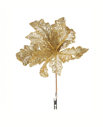 Floare de Aur 22 cm cu clemă decorativă