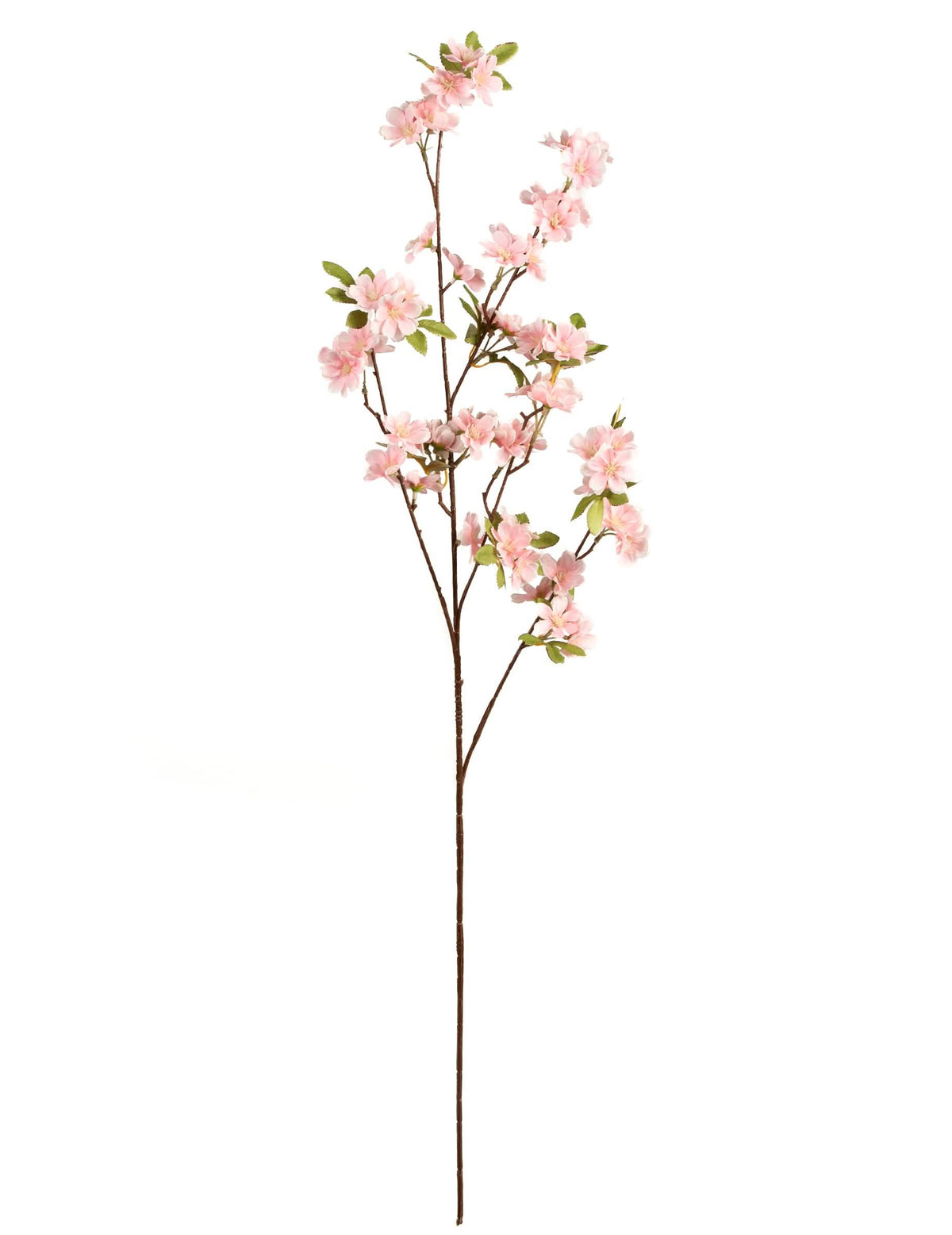 Flori artificiale de cireș, în stil sakura, roz, pe tijă