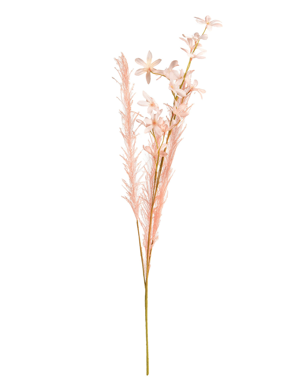 Fleurs de jasmin artificielles rose pastel sur tige
