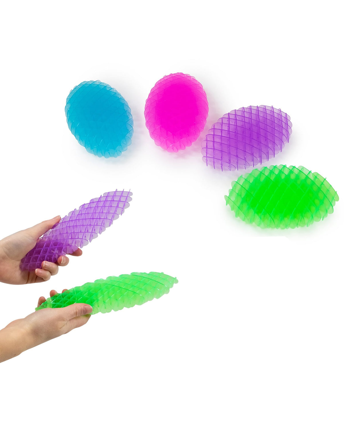 Jouet flexible anti-stress Fidget pour enfant et adulte multicolore