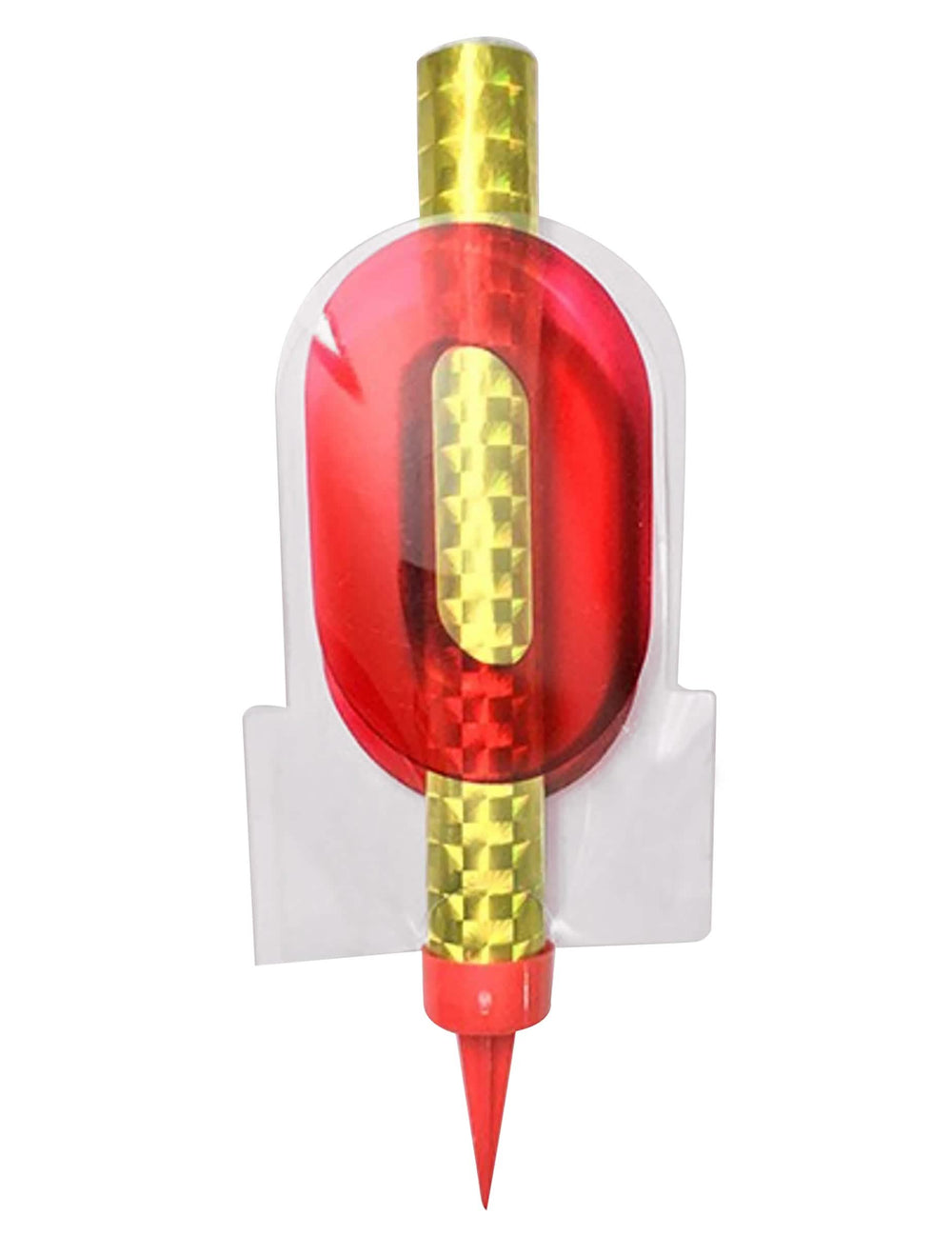 Fontă luminoasă cifrul 0 pentru tort roșu