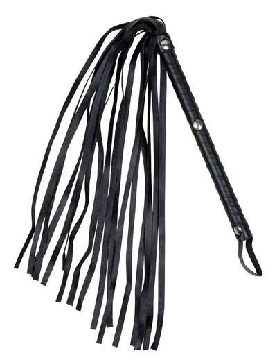 Fouet imitation cuir pour adulte noir