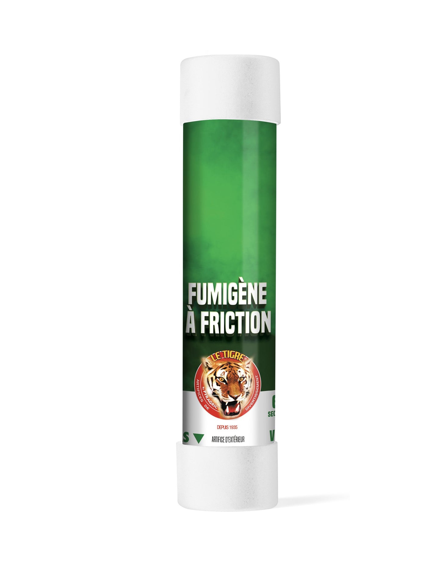 Fumigène à friction vert 1 minute