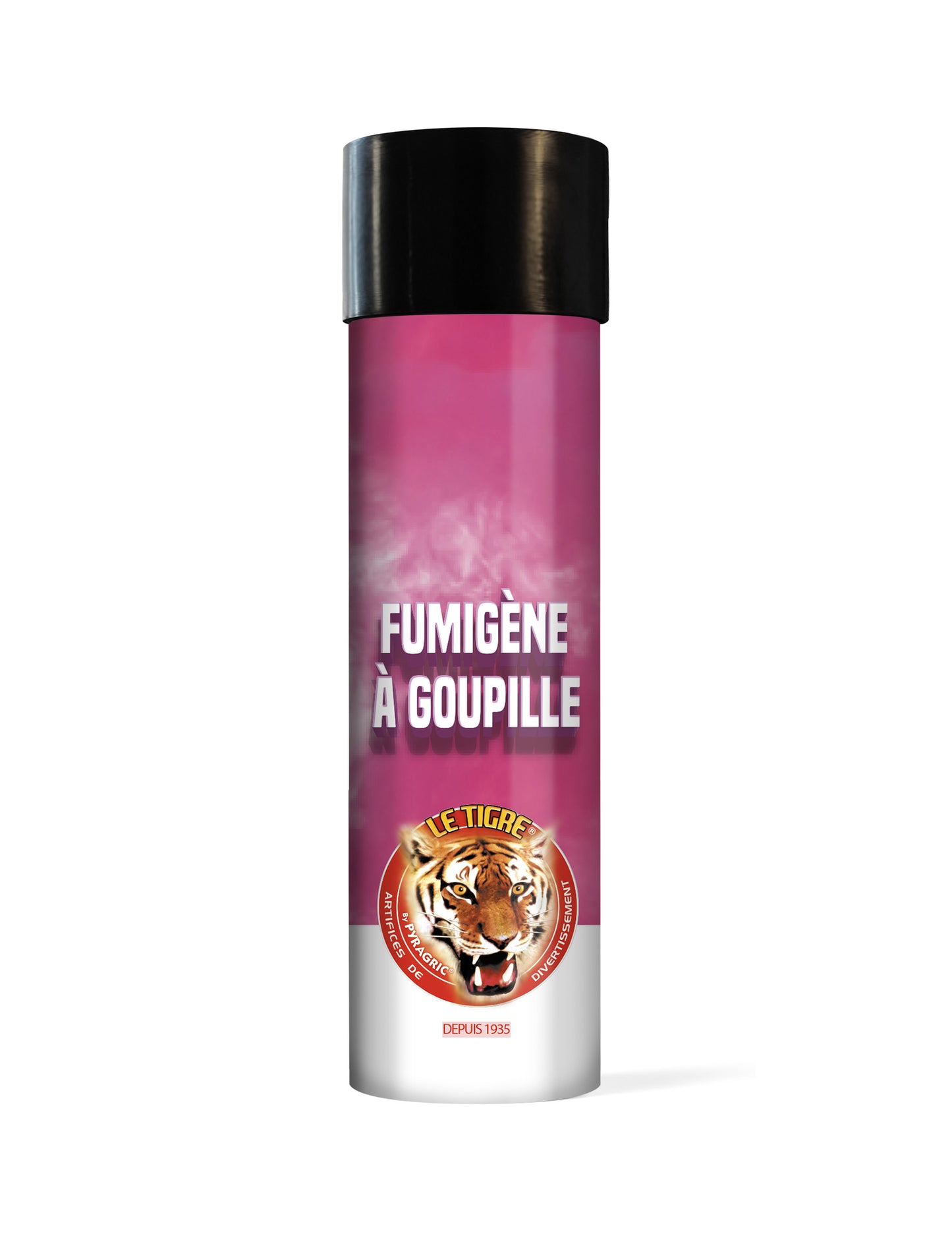 Fumigène à goupille rose 1 minute
