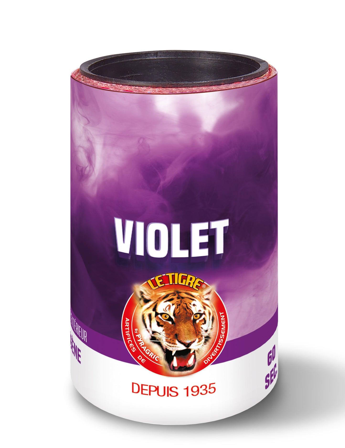 Fumigène en pot violet 1 minute