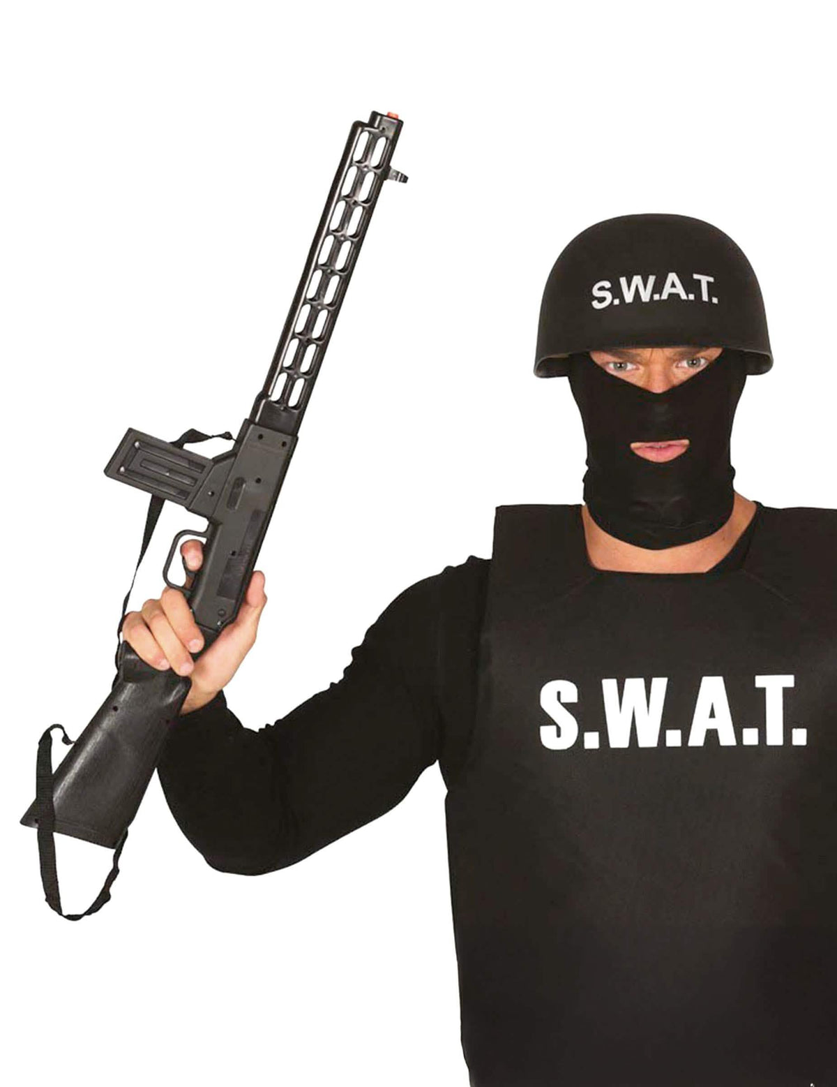 Pușcă de asalt SWAT pentru adult negru de 69 cm
