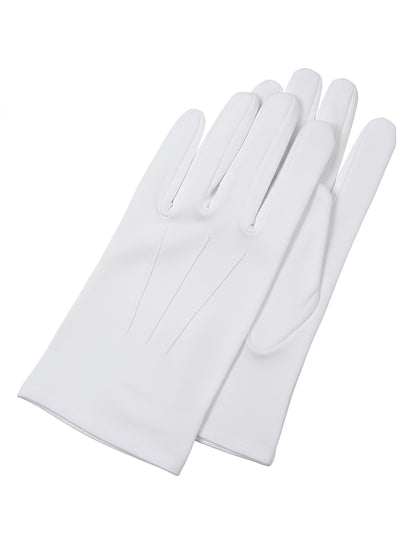 Mănuși albe de Moș Crăciun Deluxe pentru adulți