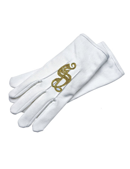 Mănuși de lux brodate cu model Sfântul Nicolae pentru adulți