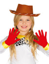 Gants courts rouges pour enfant