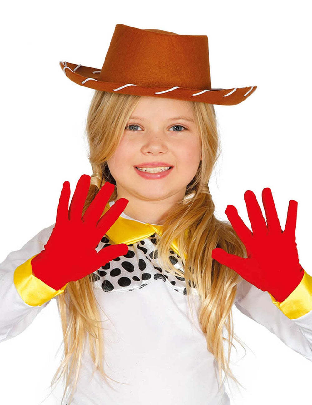 Gants courts rouges pour enfant
