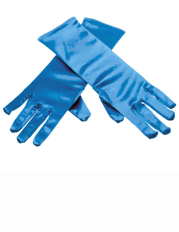 Gants princesse des glaces pour enfant bleus