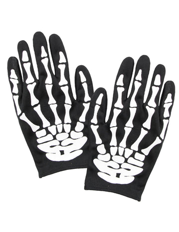 Mănuși de schelet pentru adulți de Halloween