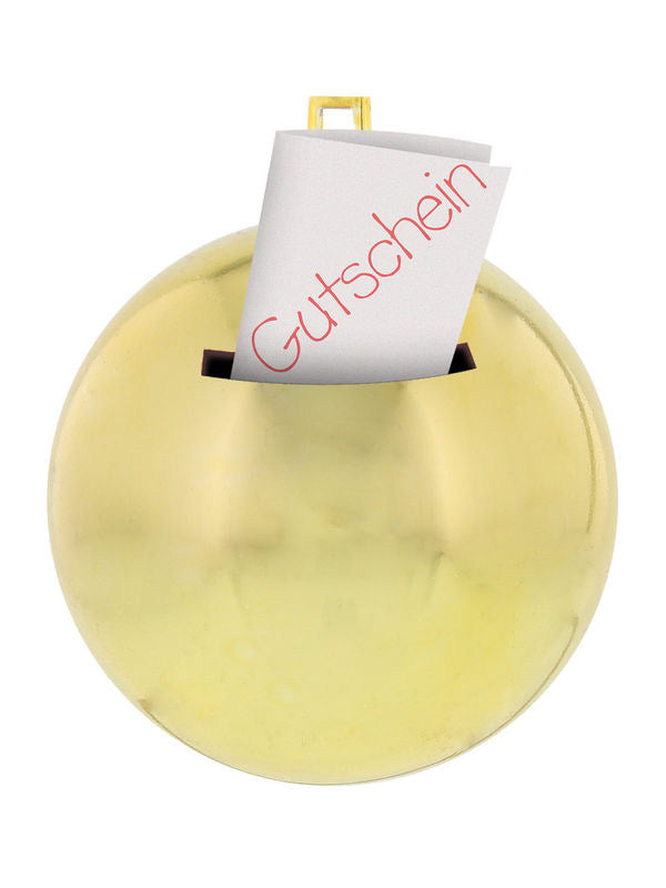 Glob de Crăciun 'Für Dich' culoare aurie 7cm DE 