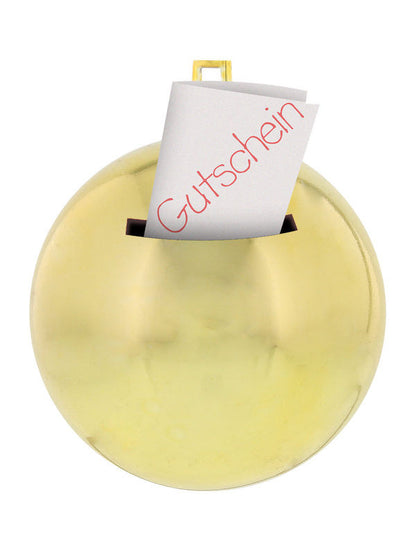 Glob de Crăciun 'Für Dich' culoare aurie 7cm DE 