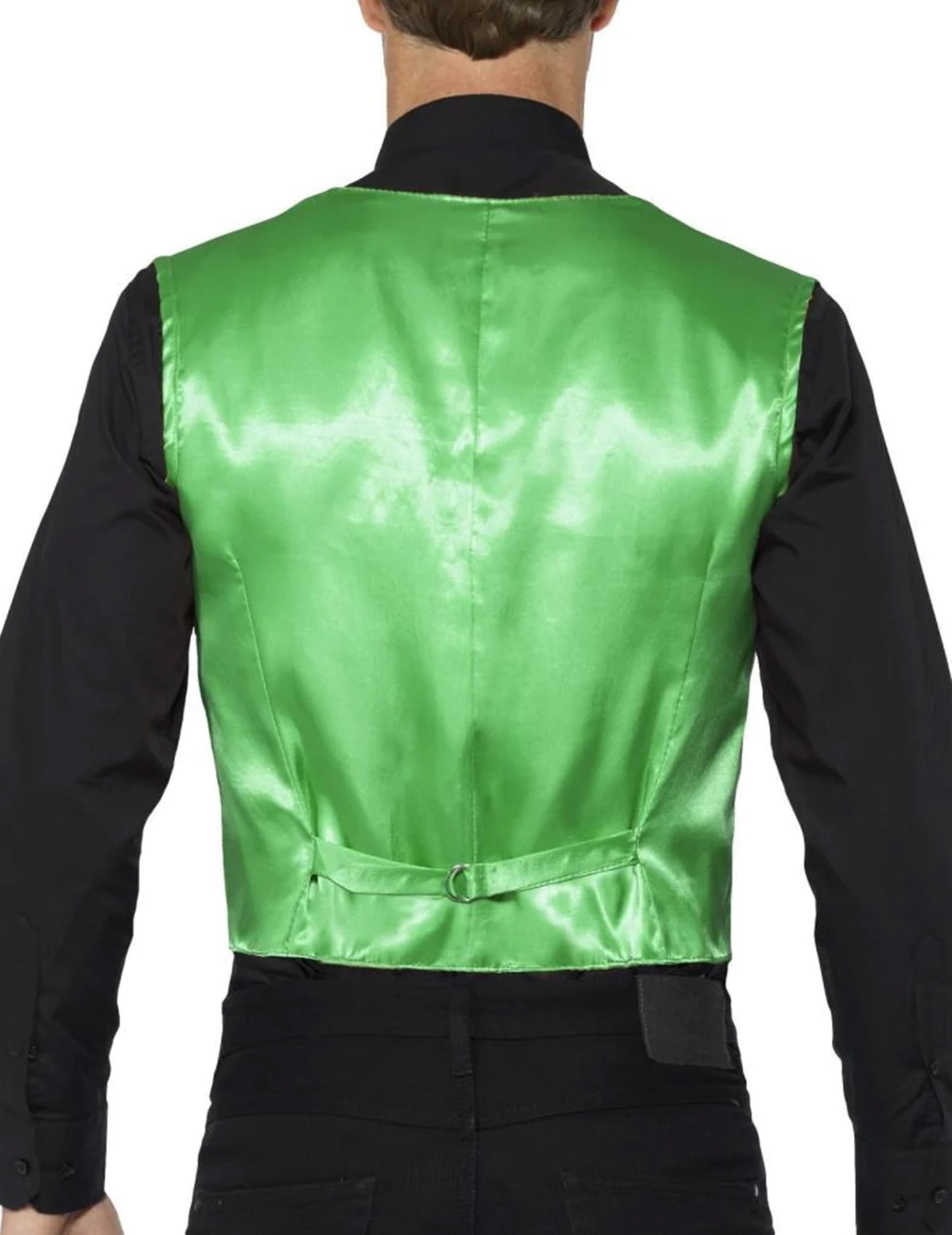 Vestă verde cu paiete adulte