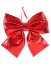 Grand nud papillon métallisé rouge 26 x 30 cm