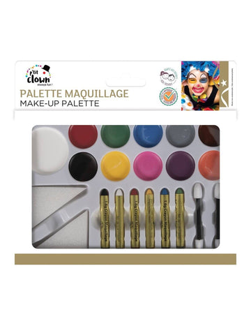 Grande palette de maquillage multicolore