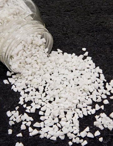 Pietriș decorativ alb 400g 2-4 mm