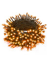 Ghirlandă 100 LED portocalie 10 m