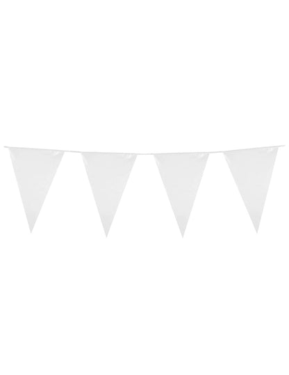 Garland alb de pennant 10m