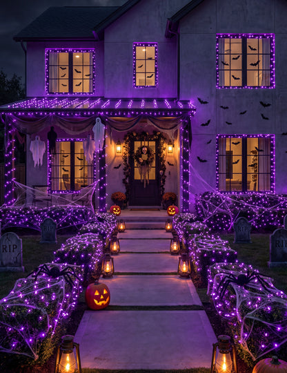 Ghirlandă 200 LED violet 20M