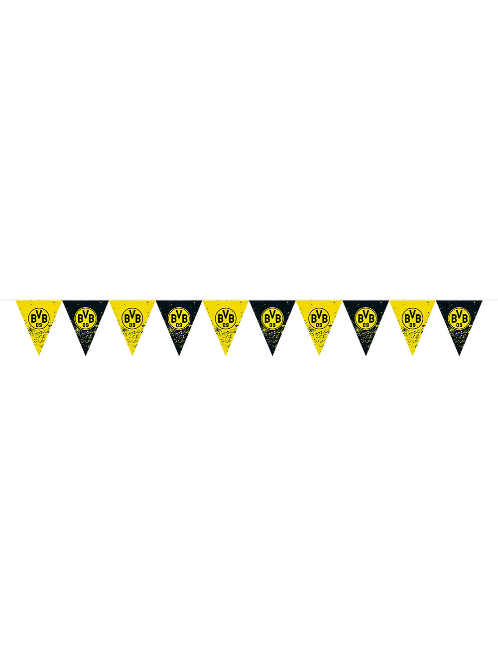 Guirlande à fanions Borussia Dortmund pour supporter jaune et noire