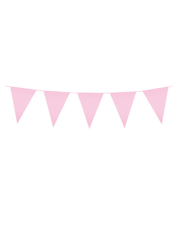 Ghirland la mini pennants roz pal 3 m
