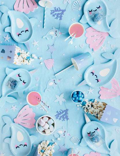 Kit DIY Ghirlandă Unicorn Mare 1m pentru ziua de naștere