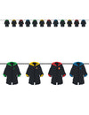 Ghirlandă Blazoane Case Harry Potter™ 3,6 m