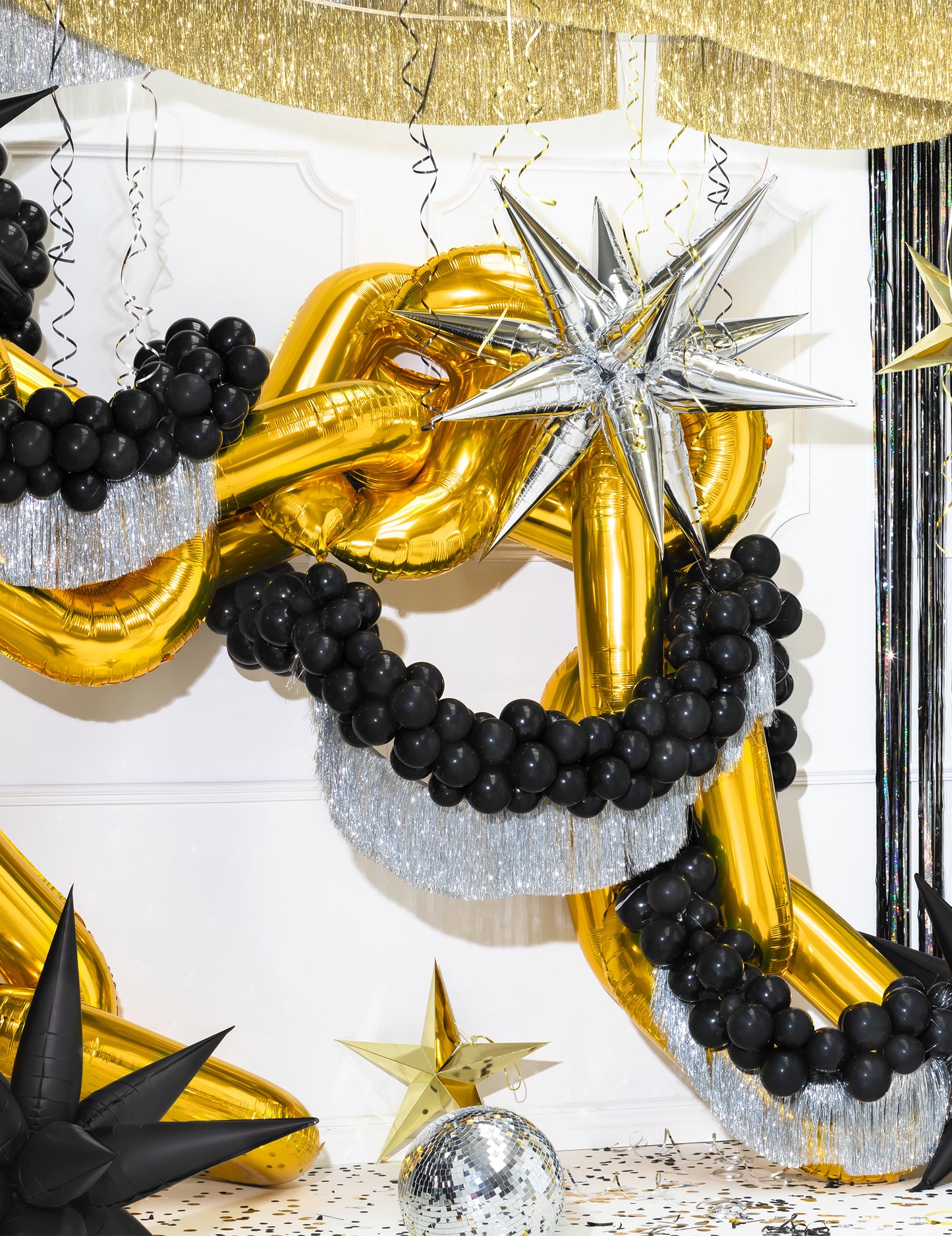 Garland de fire de argint 135 cm